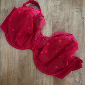 Cleo Panache Valentines Day Heart Patterned Bra 30J